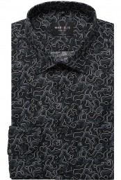 MarvelisOverhemdzwartBedrukt