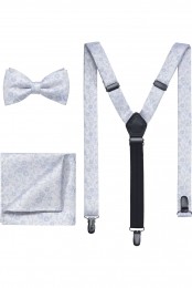 OLYMPSetbretelsvlinderdaszakdoekrookblauwBloemen