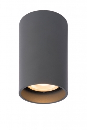 LucideDELTO-Plafondspot-55cm-LEDDimtowarm-GU10-1x5W2200K3000K-Grijs