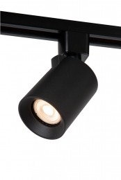 LucideTRACKNIGELRailspot-1-faseRailsysteemRailverlichting-1xGU10-ZwartUitbreiding