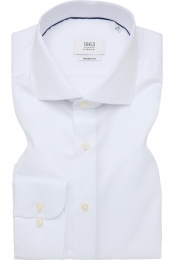 ETERNA1863OverhemdwitGestructureerd