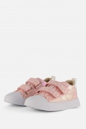 ShoesmeVelcroSneakersrozeLeer