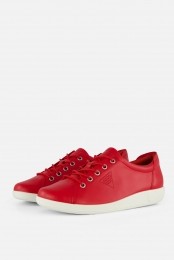 EccoSoft20SneakersroodLeer