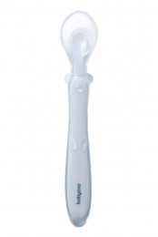 BabyOnoBlauwSiliconenFlexibeleLepel78501