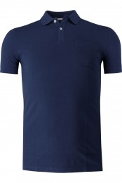 JupiterPoloshirtKortemouwdonkerblauw