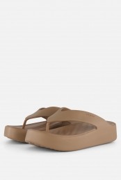 CrocsGetawayPlatformFlipSlippersbruinRubber
