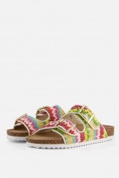 ColorsofCaliforniaRaffiaSandalenroze