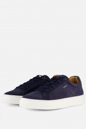 VanLierBarossaSneakersblauwSuede