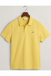 GANTPoloshirtKortemouwgeel