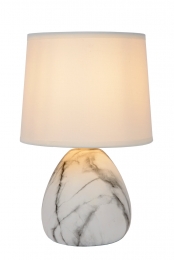 LucideMARMO-Tafellamp-16cm-1xE14-Wit