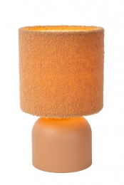 LucideWOOLLY-Tafellamp-16cm-1xE14-Okergeel