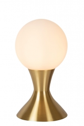 LucideMOYA-Tafellamp-12cm-1xG9-MatGoudMessing