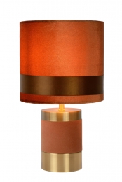 LucideEXTRAVAGANZAFRIZZLE-Tafellamp-18cm-1xE14-Bruin