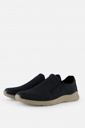 EccoIrvingSlipOnInstappersblauwNubuck