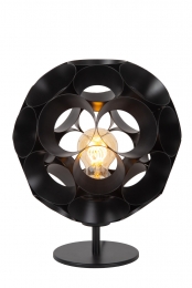 LucideHANNELORE-Tafellamp-25cm-1xE27-Zwart