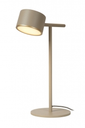 LucideGIAN-Tafellamp-LEDDimb-1x9W2700K-Taupe
