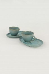Setvan2koffiekopjesenschotelsRetroHermia