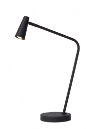 LucideSTIRLING-OplaadbareBureaulamp-AccuBatterij-LED3StepDim-1x3W2700K-Zwart
