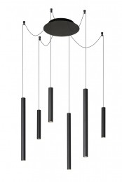 LucideLORENZ-Hanglamp-120cm-LEDDimb-6x4W3000K-Zwart