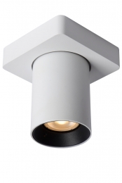 LucideNIGEL-Plafondspot-LEDDimtowarm-GU10-1x5W2200K3000K-Wit