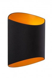 LucideDILETTA-Wandlamp-1xG9-Zwart