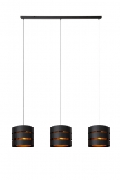 LucideROSAS-Hanglamp-3xE27-Zwart