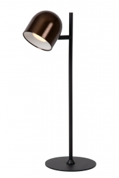LucideSKANSKARECH-OplaadbareBureaulampBinnenBuiten-AccuBatterij-LEDDimb-CCT-1x3W3000K6000K-IP44-Koffie