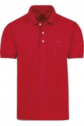 TRIGEMAPoloshirtKortemouwrood