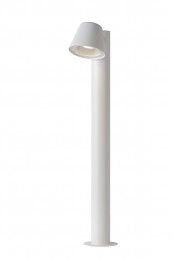 LucideDINGO-LED-Sokkellamp-LEDDimb-GU10-1x5W3000K-IP44-Wit