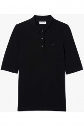 LacosteDamesPoloshirtzwartEffen