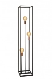 LucideARTHUR-Vloerlamp-3xE27-Zwart
