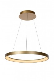 LucideVIDAL-Hanglamp-58cm-LEDDimb-1x48W2700K-MatGoudMessing