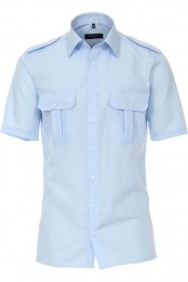 CasaModaPilootshirtKortemouwblauw