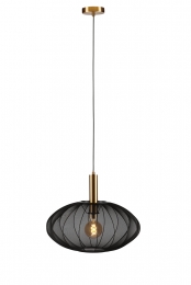 LucideCORINA-Hanglamp-50cm-1xE27-Zwart