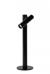 LucideANTRIM-OplaadbareBureaulampBinnenBuiten-AccuBatterij-LEDDimb-1x22W2700K-IP54-Metdraadloosoplaadstation-Zwart