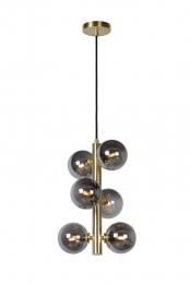 LucideTYCHO-Hanglamp-255cm-6xG9-MatGoudMessing