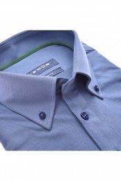 LedbPoloshirtKortemouwrookblauw