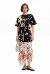 Kortjurkjemetgellustreerdebloemen