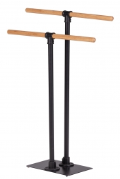 WenkoForlihanddoekhouderzwartbamboe