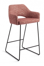 JesperHomeBarstoelYanaiSlideBlack-BerryBarszithoogte65cm