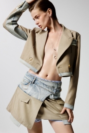 Cropblazervantweematerialen