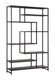 MUSTLivingWandrekHarmonyLederenmetaal120x190cm-Zwart