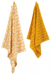 HEMAKeukendoek-50x50-katoen-okergeelcroissantokergeel