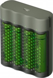 GPReCykoAAAAASpeedChargerUSB-Batterijoplader-incl4xAAbatterijen2600mAh