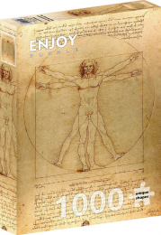 DeVinci-TheVitruvianManPuzzel1000stukjes