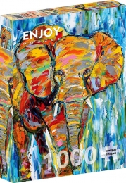 ColorfulElefantPuzzel1000stukjes