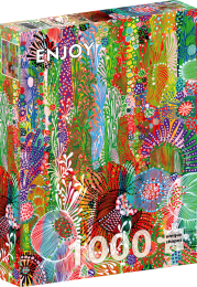 FloralCurtainPuzzel1000stukjes