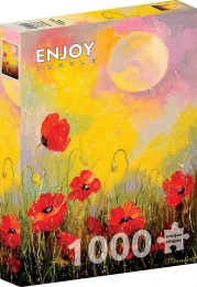 PoppiesintheMoonlightPuzzel1000stukjes
