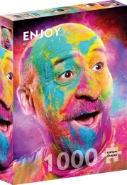 BaldManLaughingPuzzel1000stukjes