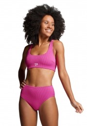 PumaBikinibroekjeRibbedHighWaistBriefNeonPinkCombo-S